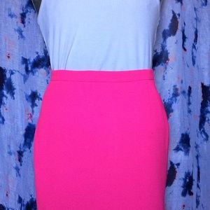 Luca Luca Hot Pink Pencil Skirt